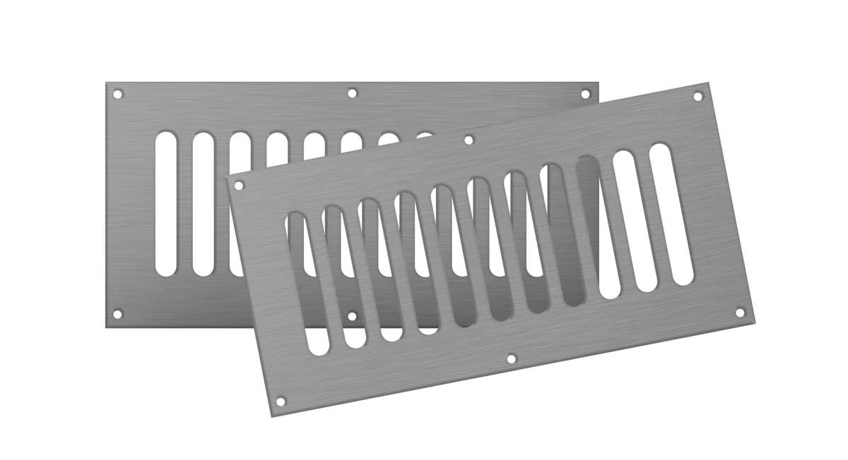 Firegear Stainless Steel Fireplace Vent Kit, 6x12-inches