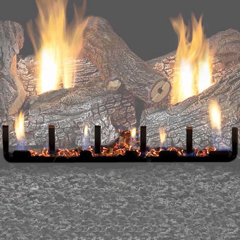 White Mountain Hearth LSxxRSSV-Kit Super Sassafrass Vented Refractory Complete Fireplace Log Set