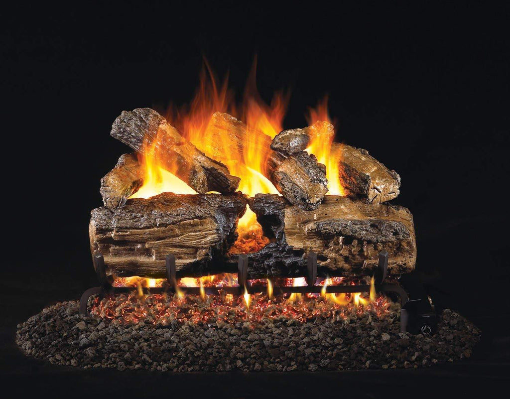 Real Fyre HCHS Burnt Split Oak Vented Gas Logs Only