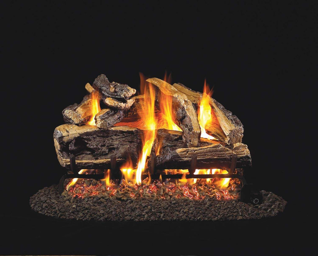 Real Fyre CHRRSO Charred Rugged Split Oak Vented Gas Log Set