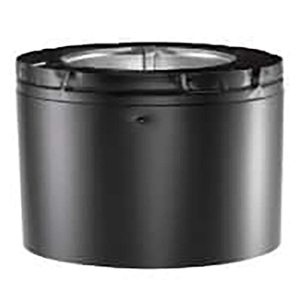 Sierra Flame Black Flex to Hard Pipe Adaptor for Boston 36-Inch Fireplace