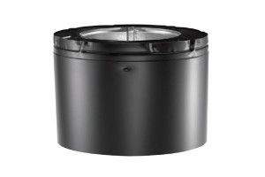 Napoleon Duravent adaptor, 4x7-inch black metal vent collar