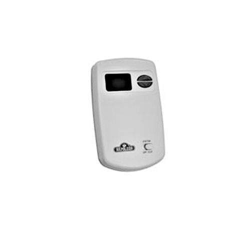 Napoleon wall-mounted digital thermostat in white with display and buttons