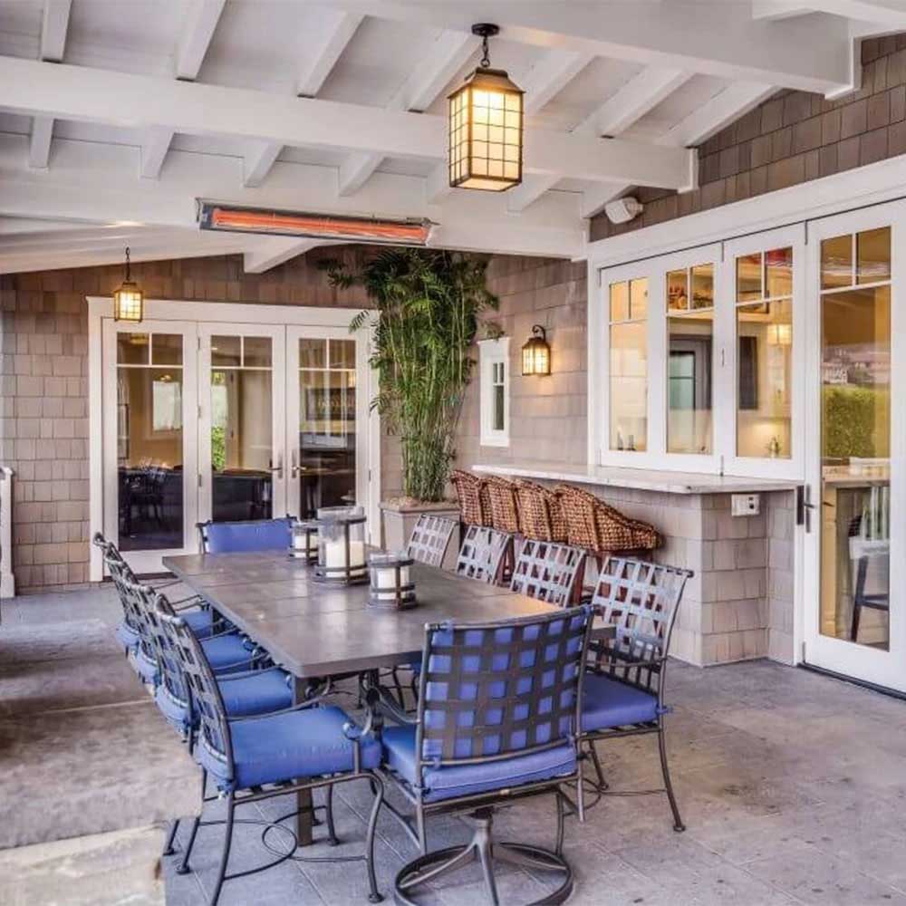 Infratech WD Series Dual Element Infrared Electric Patio Heater