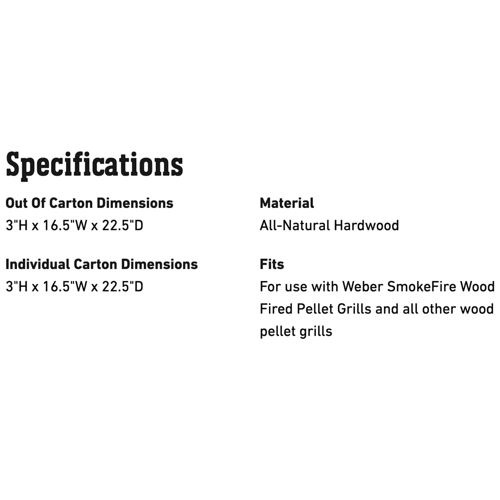 Weber All-Natural Hardwood Pellets, Apple, 20lb