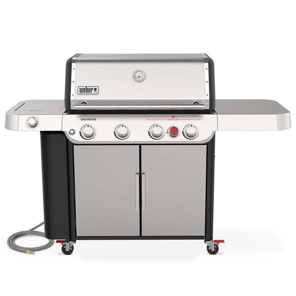 Weber Genesis 4-Burner Freestanding Gas Grill with Sear Burner and Side Burner (WEB-E-S-435)
