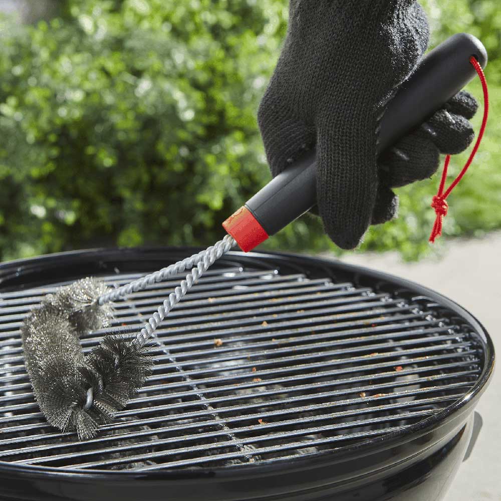 Weber 12-Inch Three-Sided Grill Brush