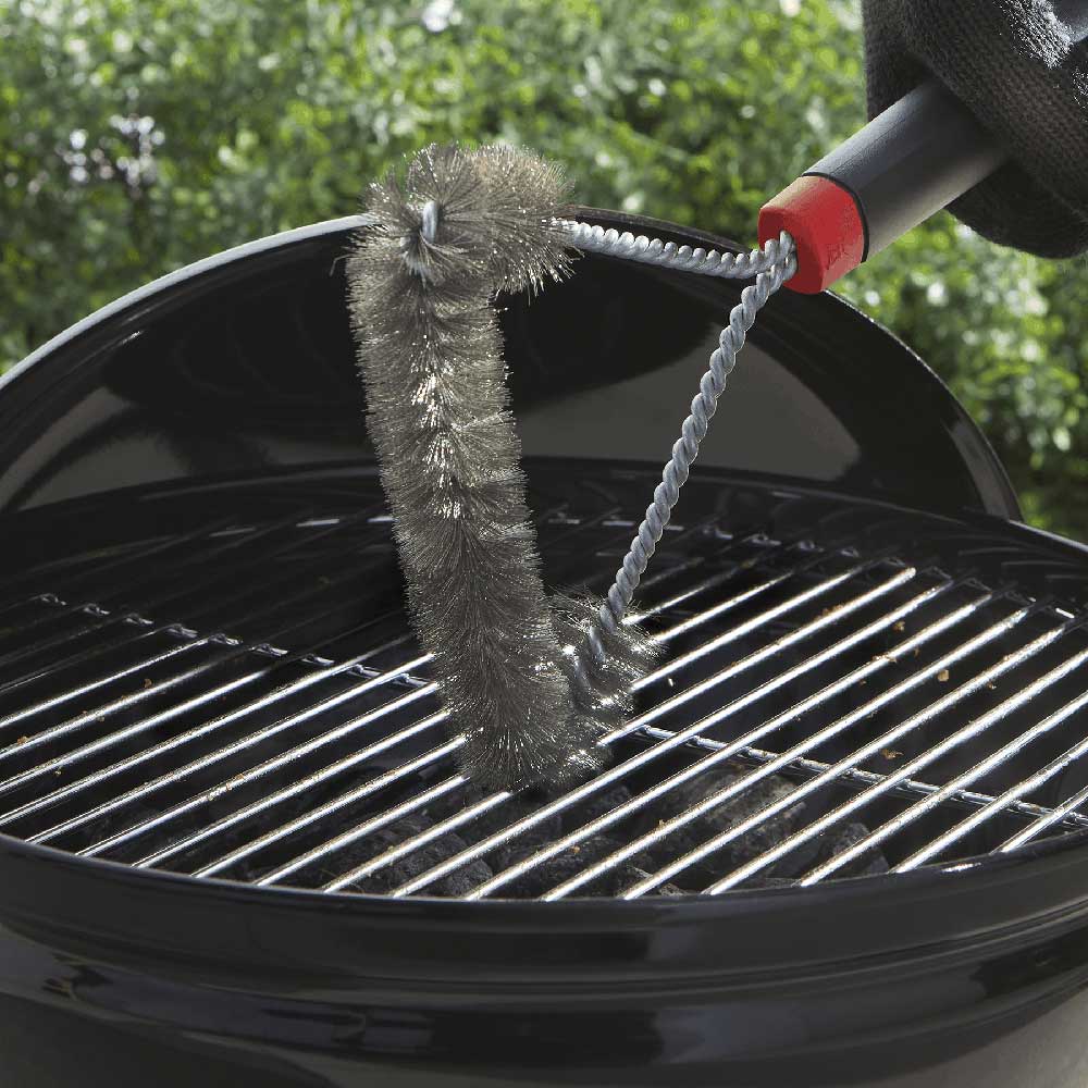 Weber 12-Inch Three-Sided Grill Brush