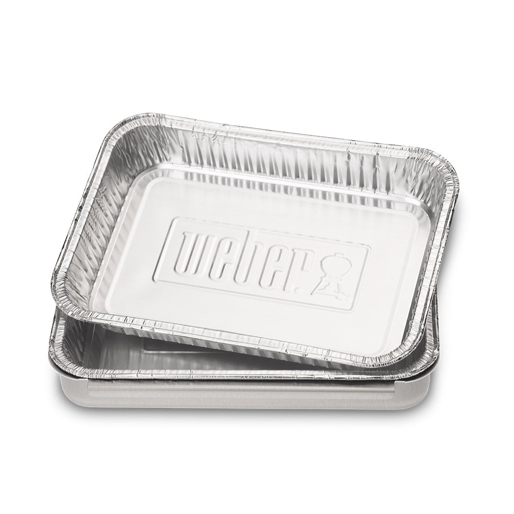 Weber Aluminum Drip Pans, 10pk, 8.6x6-Inch