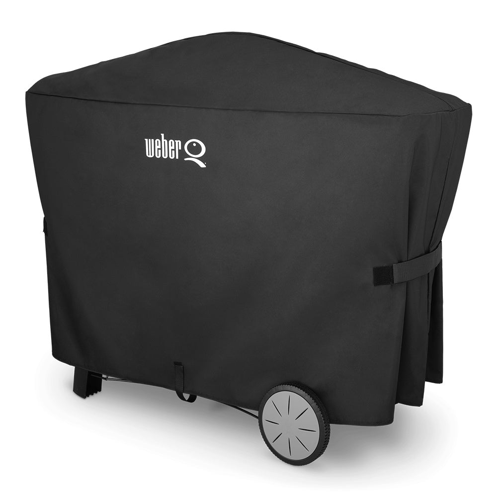 Weber Premium Grill Cover for Q 2000 Series Grills with Q Cart and 3000 Series Grills