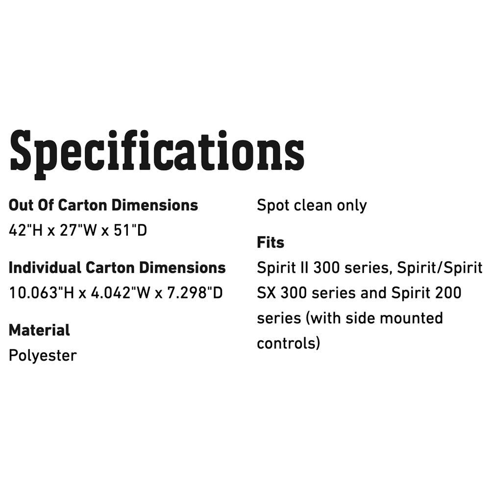 Weber Premium Grill Cover for Spirit and Spirit II 300 Series Grills