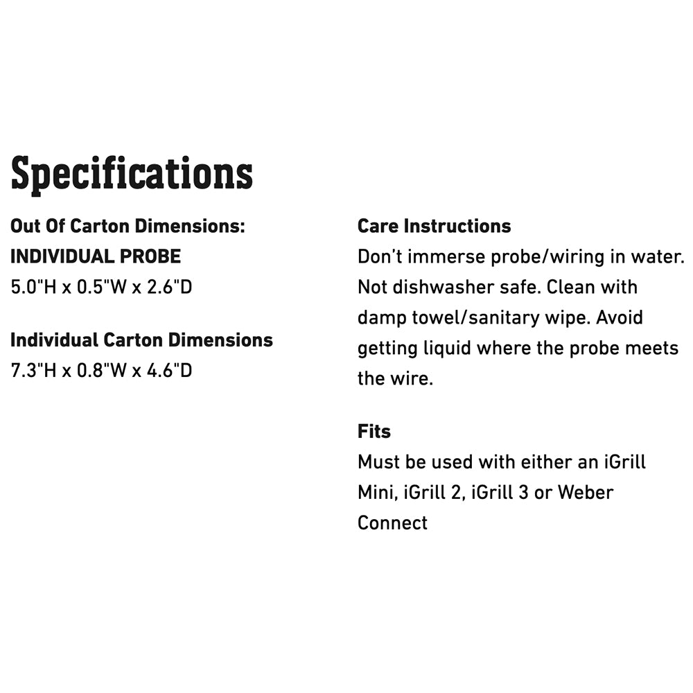 Weber iGrill Pro Meat Probe