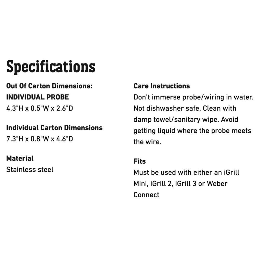 Weber iGrill Pro Ambient Probe