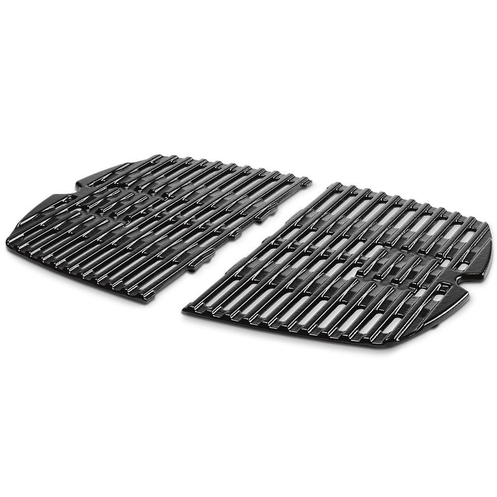 Weber grill grates set of two black porcelain-coated bars for Q 100/1000 grills