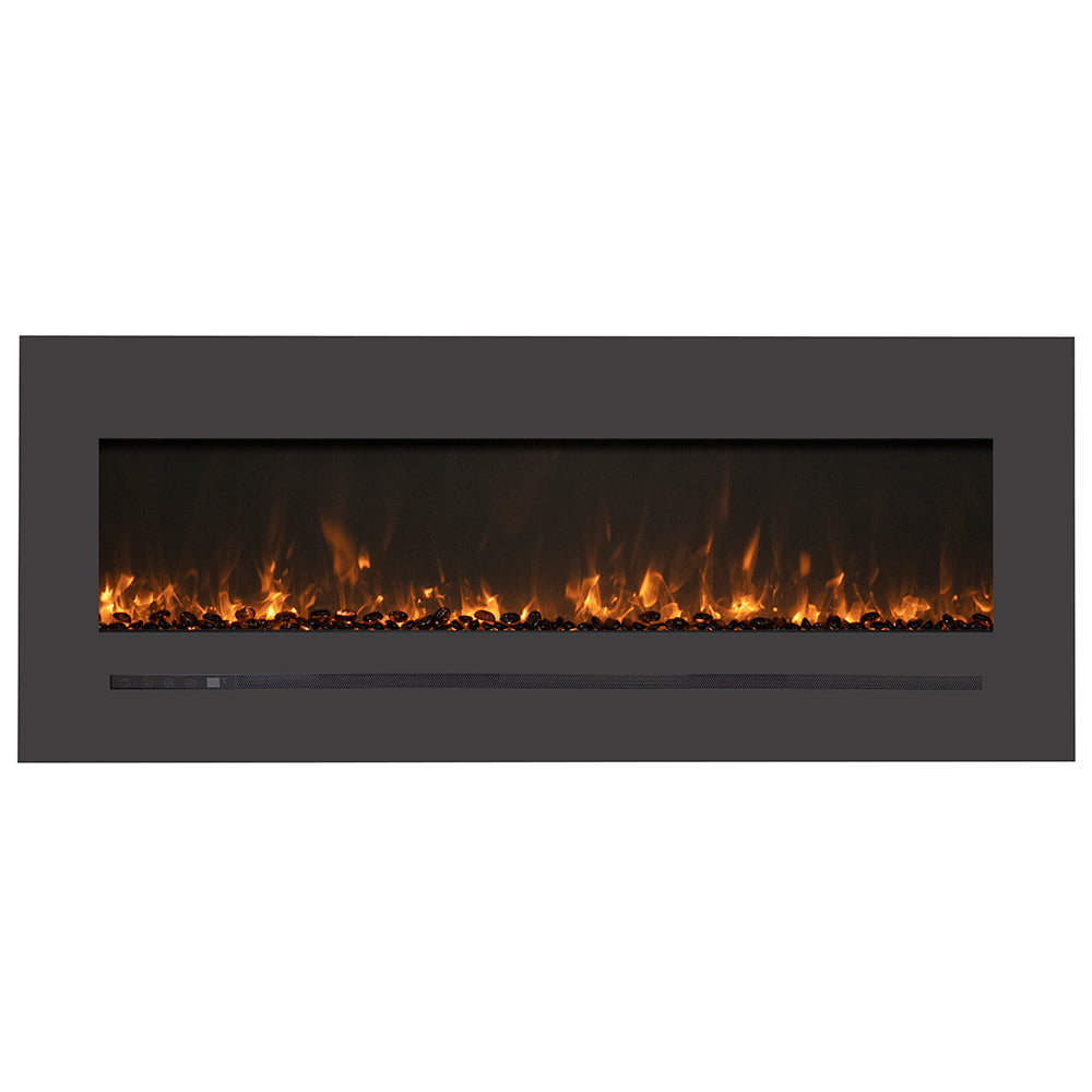Amantii WM-FML Wall Mount/Built-In Electric Fireplace with Steel Surround