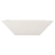 White concrete gas fire bowl