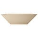 Sand concrete gas fire bowl, open top with interior visible