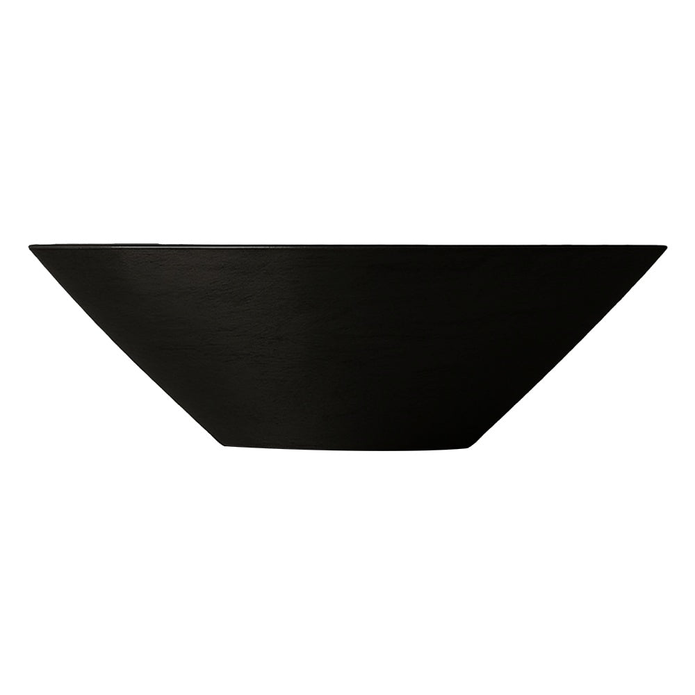 Warming Trends AON 24-inch halo concrete gas fire bowl, dark finish, open-bowl shape