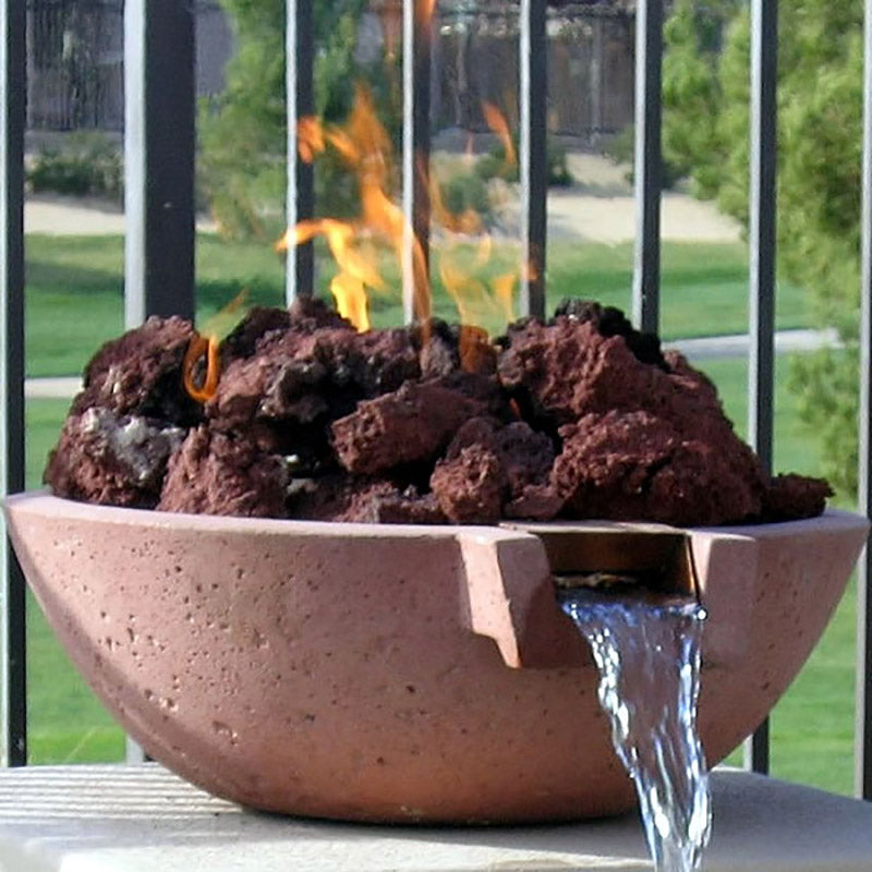 Fire by Design MGSWS3311 Scupper Round Wok 33-Inch Fire and Water Bowl