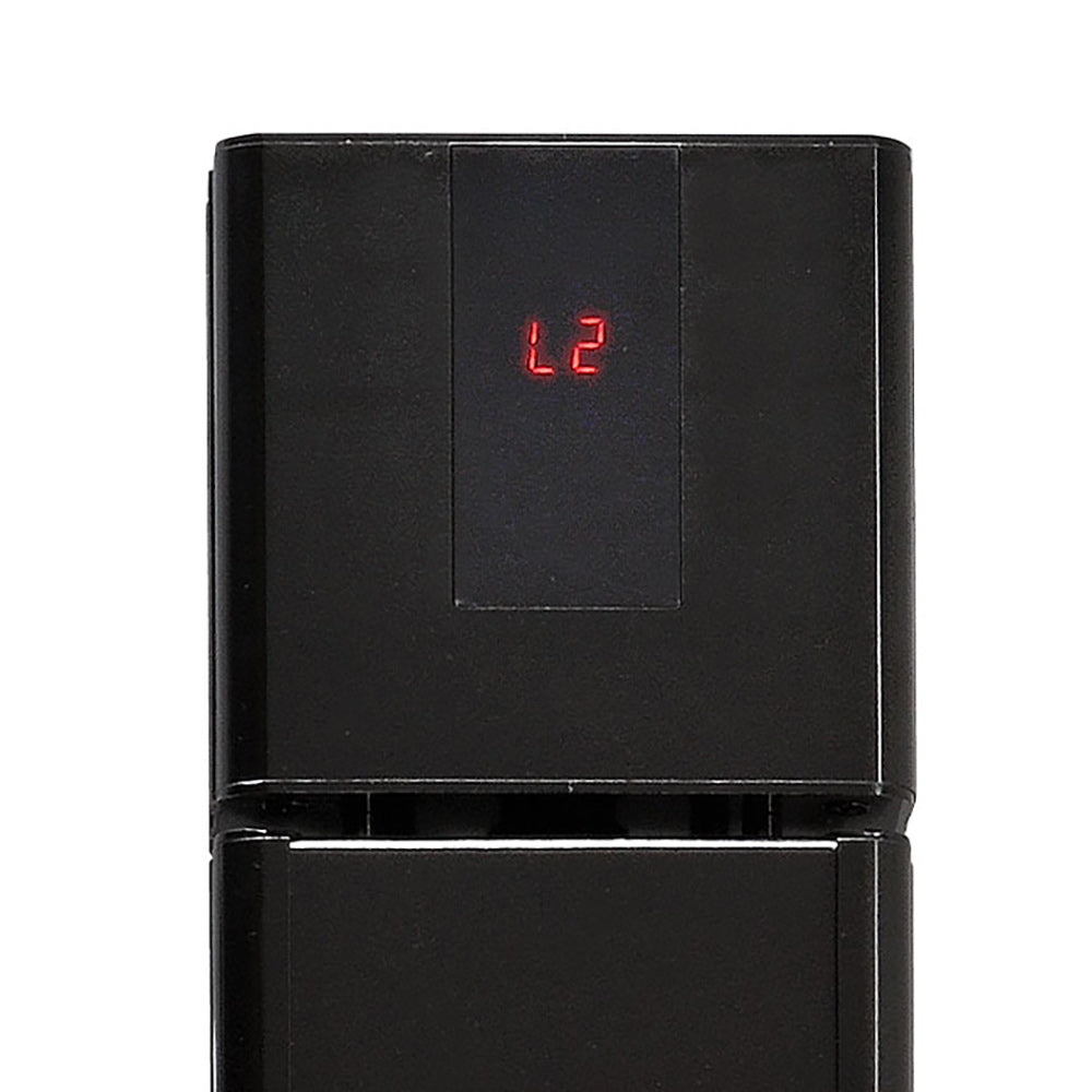 HEATSTRIP Intense 240V Outdoor Electric Patio Heater with Remote and App, Black