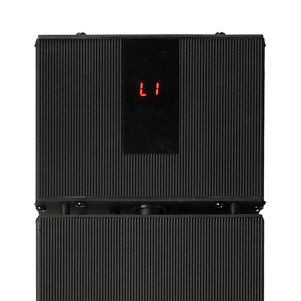 HEATSTRIP Classic 240V Outdoor Electric Patio Heater, Black