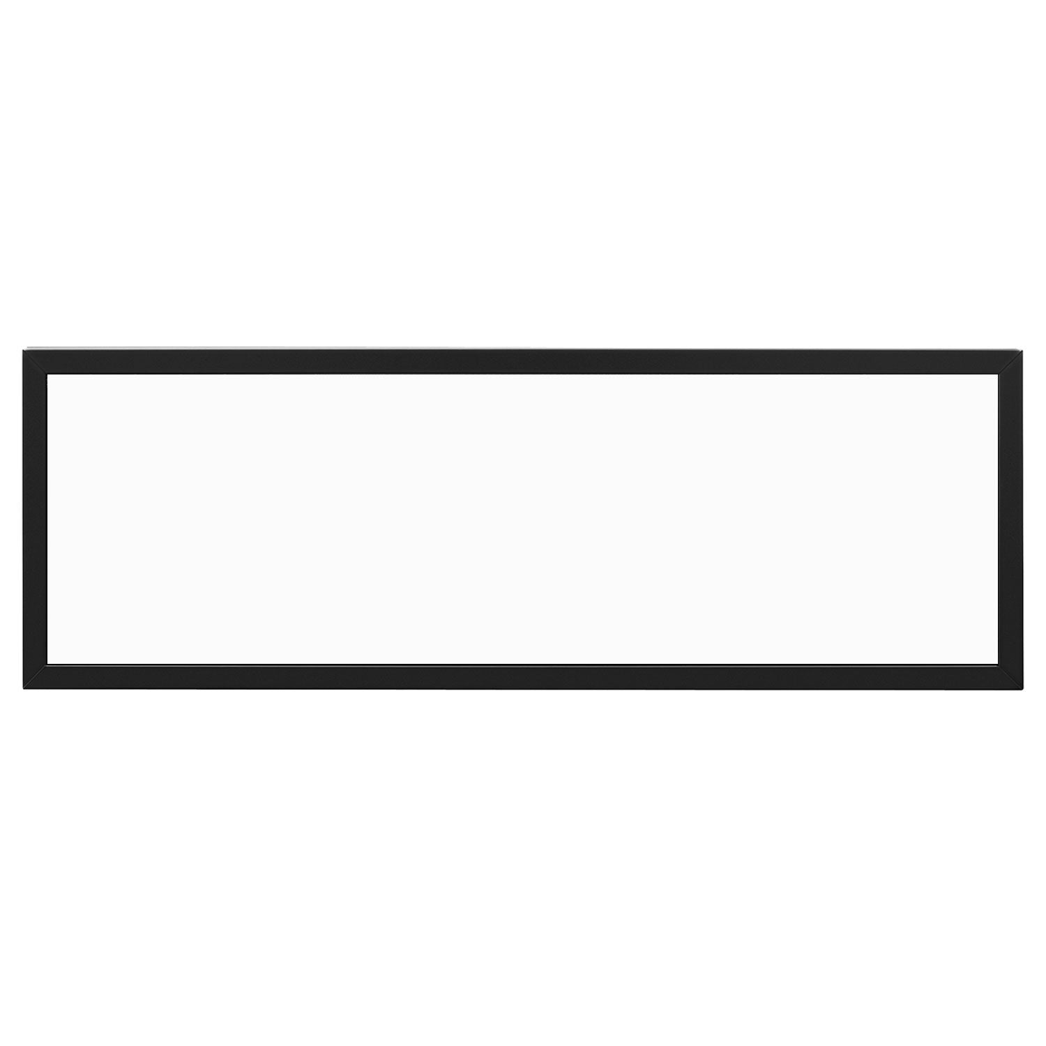 Black metal fireplace trim frame with thin inner border