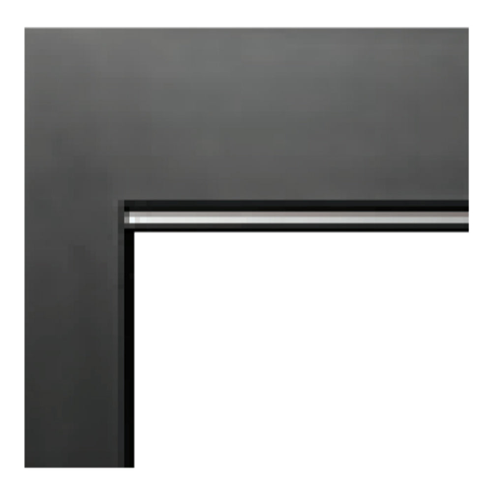 Kingsman Black Wall Surround for Flush-Installed ZCV3622 Direct Vent Gas Fireplace