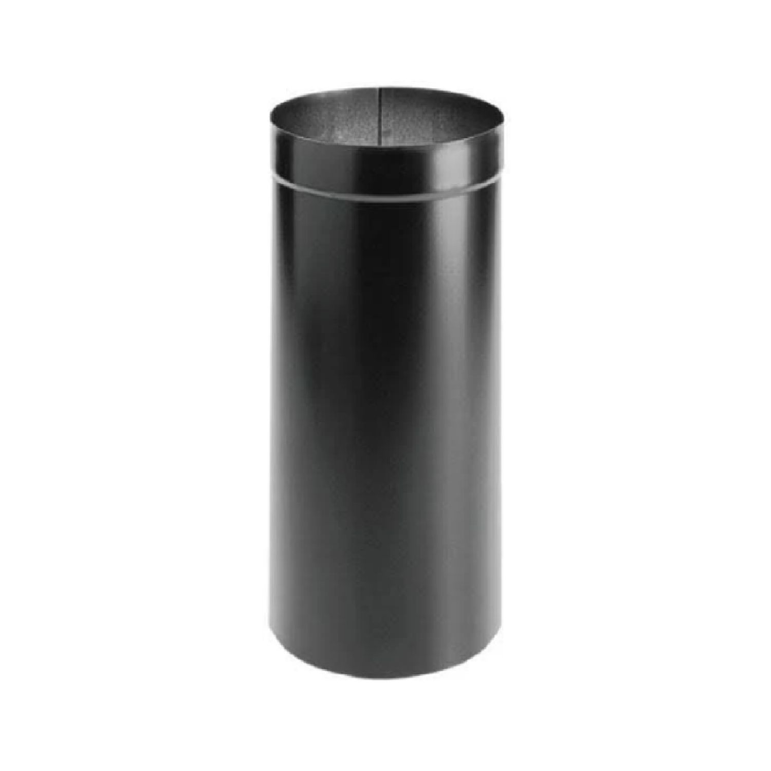 DuraBlack oval-to-round adapter, dark metal cylindrical piece with flared rim