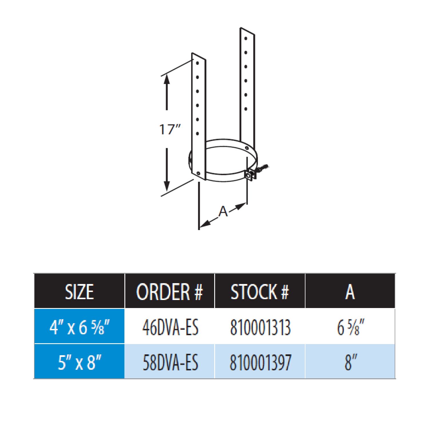 DuraVent DVA-ES DirectVent Pro Elbow Strap