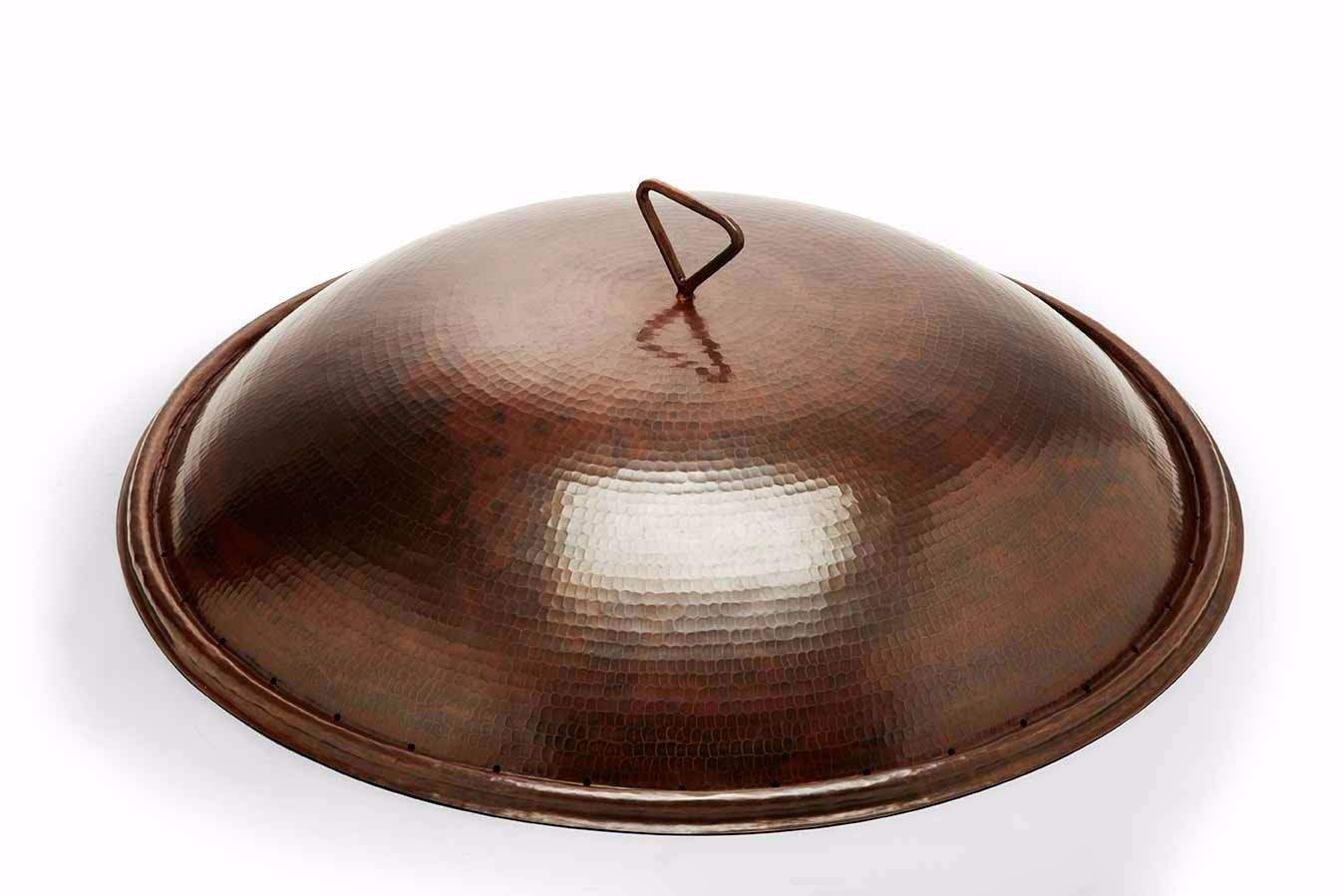 HPC Fire Round Hammered Copper Cover for 31 Inch Tempe Bowl
