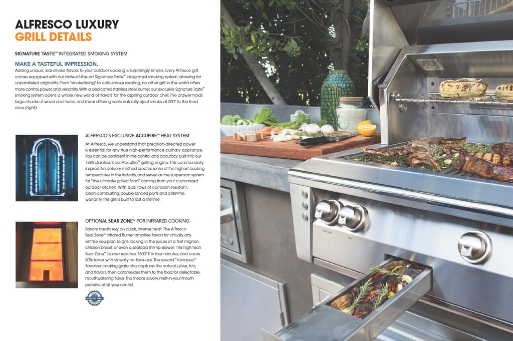Alfresco ALXE-56BFG Built-In Grill, 56