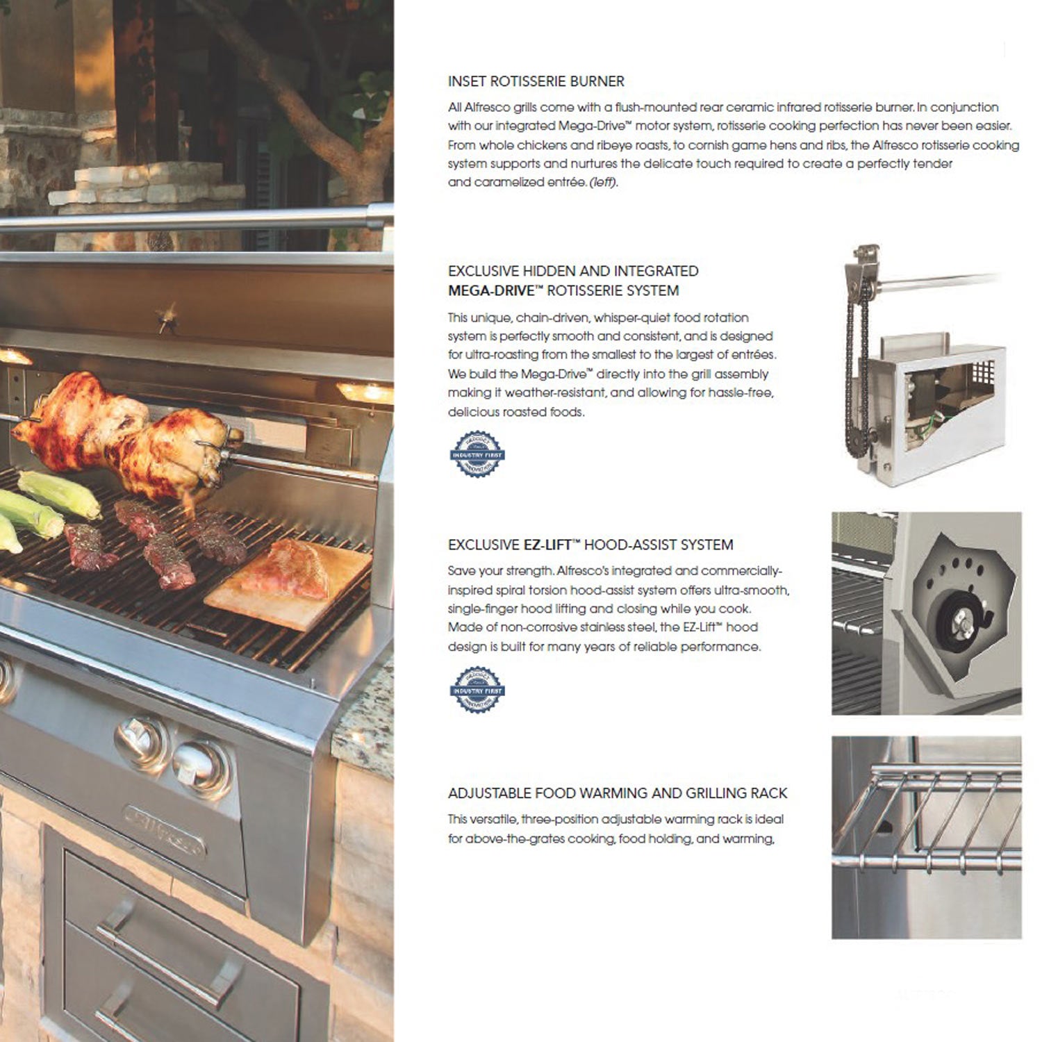 Alfresco ALXE-56BFG Built-In Grill, 56