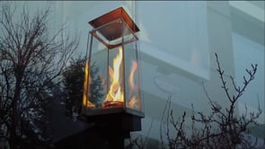 Tempest Torch Gas Lantern Torch Head with Deck Mount Assembly