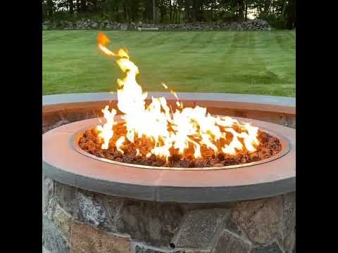Spotix Round HPC Match Lit Fire Pit Burner Kits