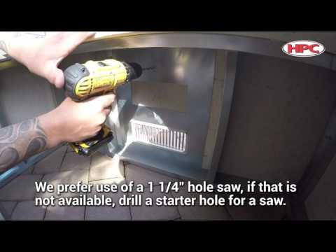 HPC Fire Paver Block Bracket for Match Lit Control Valves