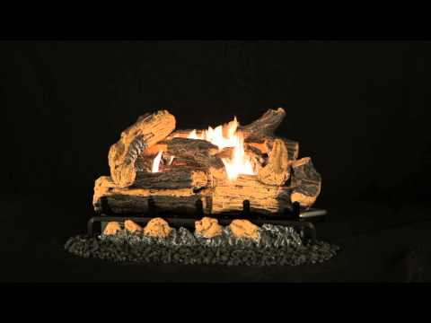 White Mountain Hearth HLSxxR2 Refractory Kennesaw II Complete Ventless Fireplace Log Set