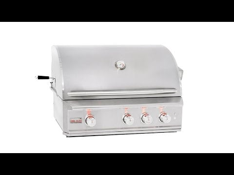 Blaze BLZ-3PRO Professional Built-In Gas Grill with Rear Infrared Burner, 34-inch