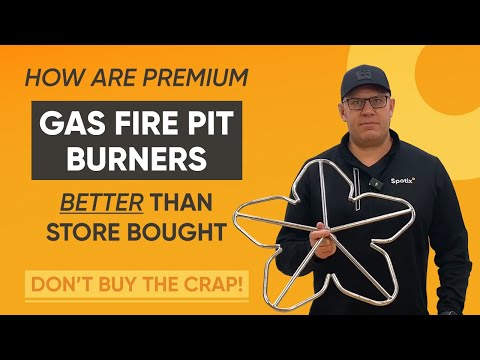HPC Fire Penta Stainless Steel Fire Pit Burners