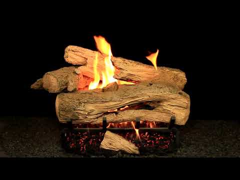 Hargrove Mountain Timber Vented Gas Log Set with RGA/ANSI Certified Burner (HGMTSAA-EHB-RGA)