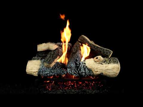 Hargrove Twilight Inferno Vented Gas Log Set with ANSI Certified Hidden Control Burner Kit (HGTISAA-HCB-ANSI)