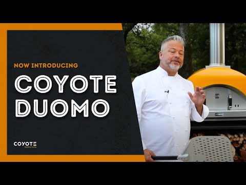Coyote 40-Inch DUOMO Wood-Fired Pizza Oven on Cart