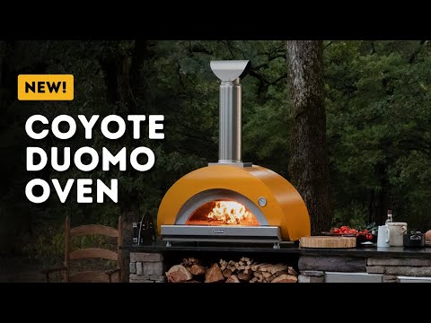 Coyote 40-Inch DUOMO Wood-Fired Pizza Oven on Cart