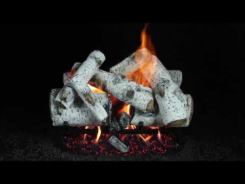 Hargrove Aspen Timbers Vented Gas Log Set with ANSI Certified Hidden Control Burner Kit (HGATSAA-HCB-ANSI)