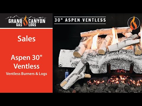 Grand Canyon Vent Free Aspen Birch Gas Logs Only
