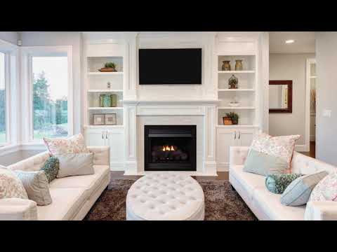 White Mountain Hearth VFPA32BP Vail Ventless Premium Fireplace with Slope Glaze Burner and Log Set, 32-Inches