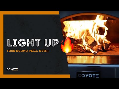 Coyote 40-Inch DUOMO Wood-Fired Pizza Oven on Cart