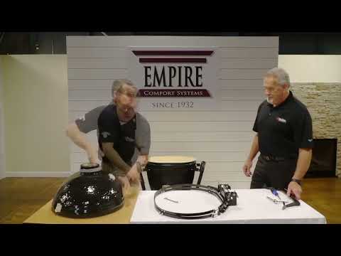 Primo Pre 2015 Easy Lift Hinge and Handle Kit for Oval XL (Old Straight Edge End Bands)