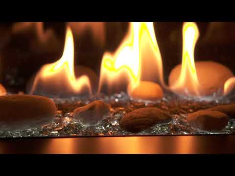 Majestic Echelon II 48-Inch See-Through Direct Vent Gas Fireplace with LED Lighting & Remote Control