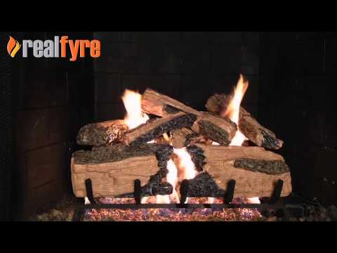 Real Fyre HCHS Burnt Split Oak Vented Gas Logs Only