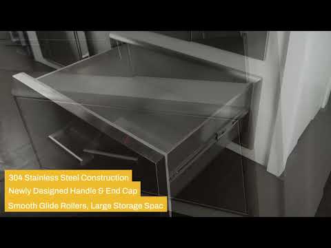 Coyote Stainless Steel Single Storage Drawer, 36-Inch